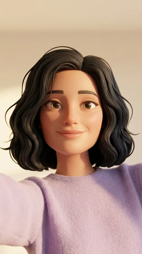Camera view with an oval face guide